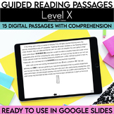 Digital Guided Reading Passages: Level X