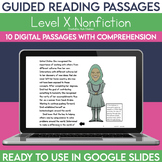 Digital Guided Reading Passages: Level X (Non Fiction)