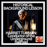 Digital HISTORICAL  BACKGROUND INTRO to novel HARRIET TUBM