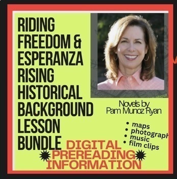 Preview of Digital HISTORICAL BACKGROUND INTRODUCTION, RIDING FREEDOM & ESPERANZA RISING