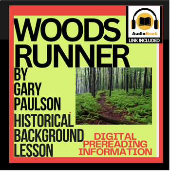 Preview of Digital HISTORICAL BACKGROUND  INTRODUCTION to novel Woods Runner photos, music