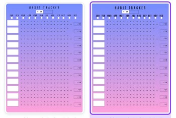 Habit Tracker Bullet Journal & Planner Sticker Sheet – schoolhousefallston