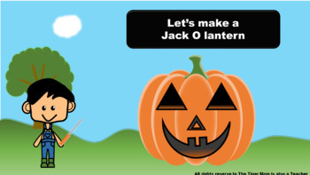 Digital Halloween Activity | Make a Jack O Lantern | TPT