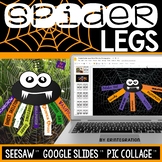 Digital Halloween Spider Legs Word Study for Seesaw & Goog