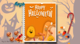 Digital Halloween Sticker Book / Notebook