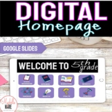 Digital Homepage for Google Sites or Google Classroom