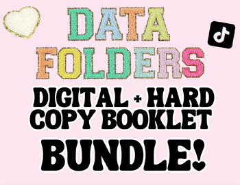 Preview of Digital + Hard Copy Student Data Folders BUNDLE! EDITABLE