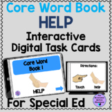 Digital "Help" Core Word Book for Special Education Distan