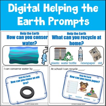 Preview of Digital Helping the Earth Prompts