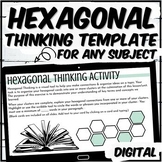 Digital Hexagonal Thinking Activity for ANY SUBJECT or TOP