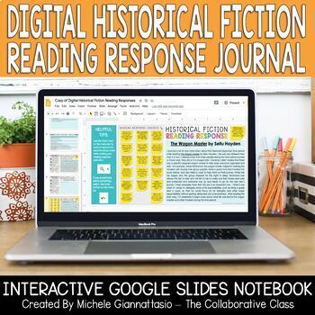 Preview of Digital Historical Fiction Reading Response Journal | Distance Learning