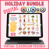 Digital Holiday BINGO Game Bundle - 7 Year Long Virtual Cl
