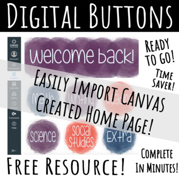 Preview of Freebie - Digital Buttons & Banners