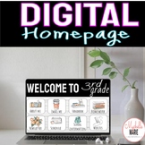 Digital Homepage for Google Sites or Google Classroom