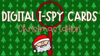 Preview of Digital I-Spy Cards - Christmas Edition - Seesaw Slides