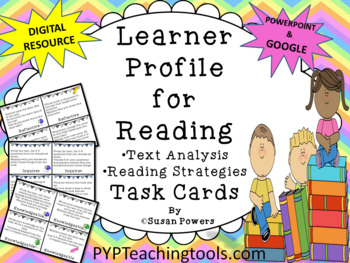 Preview of Digital IB PYP Learner Profile in Literacy Task Cards for Distance Learning