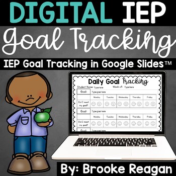 Preview of Digital IEP Goal Tracking for Google Slides