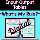 Digital Input/Output Tables for Third Grade