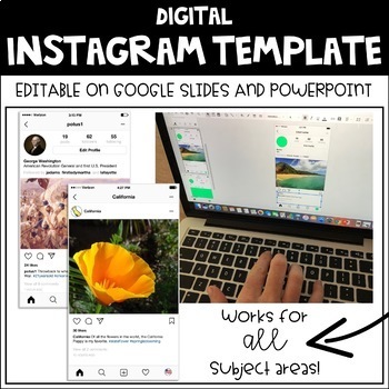 Preview of Digital Instagram Profile Template