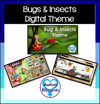 Preview of Digital Interactive Bugs & Insects Theme Unit- Science
