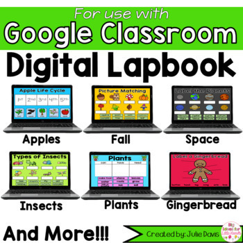 Preview of Digital Interactive Bundle Notebook for Google Classroom