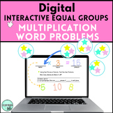 Digital Interactive Equal Groups for Multiplication Word P