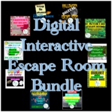 Digital Interactive Escape Room Bundle  | Distance Learning