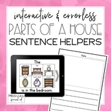 Parts of House Errorless Sentence Helpers Distance Learning