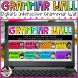 Digital & Interactive Grammar Wall Made for Google Slides™