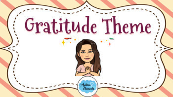 Preview of Digital & Interactive Gratitude Theme Unit- Grateful- Thanksgiving
