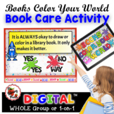 Digital / Interactive Library Book Care Activity