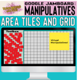 Digital, Interactive & Manipulatives Mat: Area Grid and Un