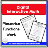 Pre Calculus Digital Interactive Math Piecewise Functions