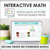 Digital Interactive Math - Second Grade MD Standards Bundl