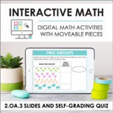 Digital Interactive Math for 2.OA.3 - Even and Odd (Slides