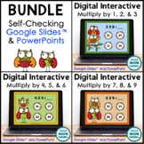 Digital Interactive Multiplication Practice BUNDLE