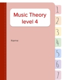 Digital Interactive Music Theory Notebook Level 4