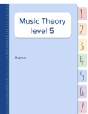 Digital Interactive Music Theory Notebook Level 5