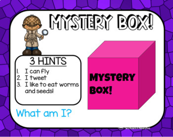 Digital Interactive Mystery Box #3 - Verbal Clues by Two Peas in a