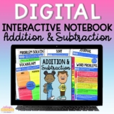 Digital Interactive Notebook | Addition & Subtraction | 3rd Grade