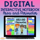 Digital Interactive Notebook - Area and Perimeter - Distan