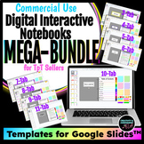 Digital Interactive Notebook Binder Google Slides™ MEGA-BU