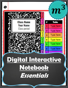 Preview of Digital Interactive Notebook Essentials