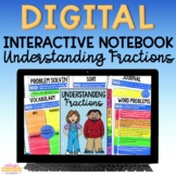 Digital Interactive Notebook - Fractions - Distance Learni