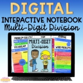 Digital Interactive Notebook | Multi Digit Division | 4th Grade