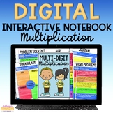 Digital Interactive Notebook | Muti Digit Multiplication |