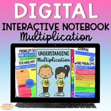 Digital Interactive Notebook | Multiplication | 3rd Grade