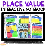 Digital Interactive Notebook | Place Value | Distance Learning