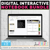 Digital Interactive Notebook Template 4th ELA Distance Learning