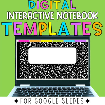 Preview of Digital Interactive Notebook Template